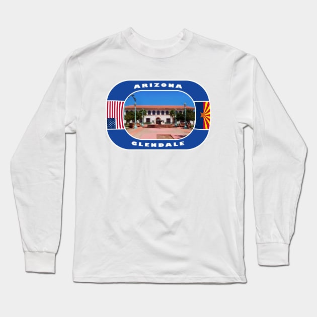 Arizona, Glendale City, USA Long Sleeve T-Shirt by DeluxDesign